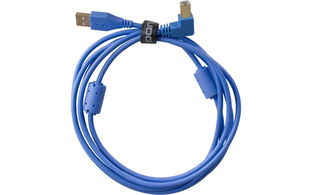 UDG Ultimate Cable USB 2.0 USB A >> USB B - Acodado 1 metro - Azul